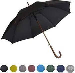 lot 25263 image: SoulRain 48 In. Article Classic Wooden Handel Umbrella