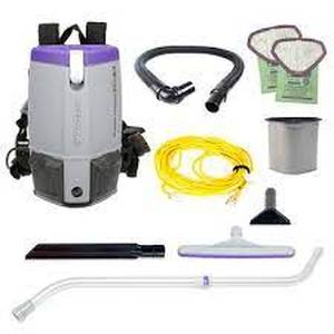 lot 25275 image: Pro Team Super Coach Pro 107310 6 Backpack Vaccum Cleaner