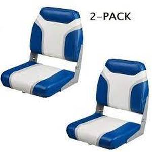 lot 25279 image: Fishing Seat WhiteBlue 2 Pcs