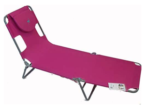 lot 7971 image: Ostrich Chaise Lounge, Pink - Retails $80