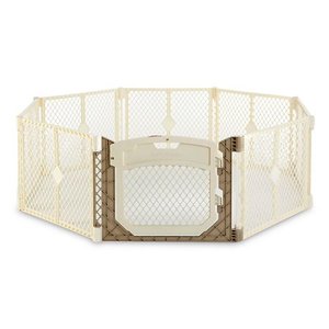 lot 7990 image: Toddleroo by North States 8-Panel Superyard Ultimate in Ivory