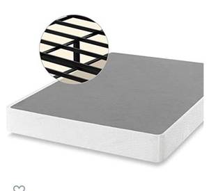 lot 8016 image: ZINUS 9 Inch Metal Smart Box Spring  Mattress Foundation  Strong Metal Frame  Easy Assembly, Queen