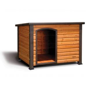 lot 8036 image: Precision Extreme Outback Log Cabin Dog House, Large