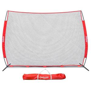 lot 8047 image: GoSports Portable 12 ft. x 9 ft. Sports Barrier Net with Carry Bag