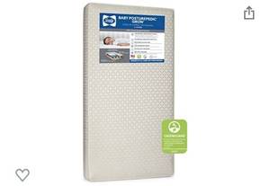 lot 8067 image: Sealy Baby - Posturepedic Grow - 2-Stage Toddler and Baby Crib Mattress