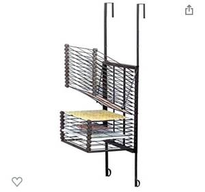 lot 8068 image: Sax-409129 Over-The-Door Drying Rack, 20 Shelves