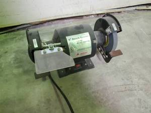 lot 1012 image: Alltrade Inc. 6 Bench Grinder 12 HP All Ball Bearing 1973-G-6