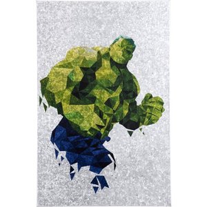 lot 1022 image: Polygon Art Comics Large Marvel Hulk Galvanized Steel Print Box Art