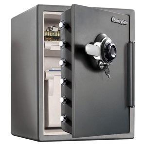 lot 1051 image: SentrySafe SFW205DPB Fire and Water-Resistant Safe with Dial Lock, 2.0 Cu. ft.