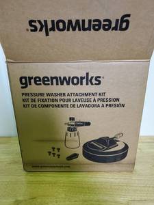 lot 1052 image: Greenworks Pressure Washer Attachment Kit
