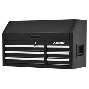 lot 24449 image: Huskey - 41 Inch 6-Drawer Tool Cabinet (Top) - Retail $349.00