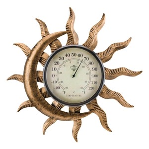 lot 24609 image: Regal Art & Gift Thermometer Wall Decor - SunMoon - Retail $54.39