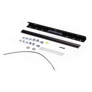 lot 24668 image: Hangman - Fixed TV Wall Mount for Most 26 - 55in, Flat-Panel TVs - Black Anodized - Retail $27.20