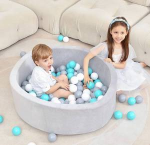 lot 12037 image: Foam Ball Pit for Baby, Toddler, Boys & Girls 36x11
