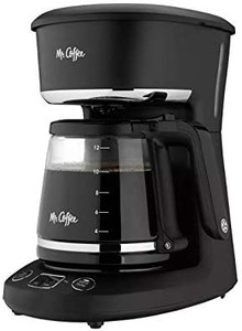 lot 22883 image: Mr. Coffee Coffee Maker, Programmable Coffee Machine with Auto Pause and Glass Carafe, 12 Cups, Stainless Steel