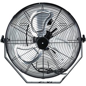 lot 32158 image: Simple Deluxe 18 Inch High Velocity 3 Speed for Industrial, Commercial, Residential, and Shop Use-ETL Safety Listed, Black Wall-Mount Fan, 18