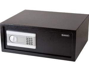 lot 42158 image: talwart 65-EC-40, Electronic Digital Safe � Large Steel Strongbox with Keypad, Manual Override Key Entry � Protect Money, Laptop, Jewelry, Documents, More, 7.9� L x 19.7� W x 15.7� H , Black