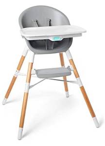 lot 42163 image: Skip Hop Baby High Chair 4 in 1 Convertible High Chair, EON, GreyWhite