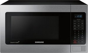 lot 12049 image: Samsung - 1.1 Cu. Ft. Countertop Microwave with Grilling Element - Stainless steel