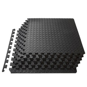lot 12063 image: ProsourceFit Puzzle Exercise Mat, 12 Thick EVA Foam Interlocking Tiles