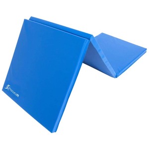 lot 12064 image: Tri-Fold Folding Exercise Mat 6 x 2, Blue