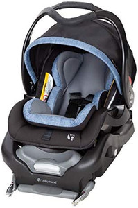 lot 62506 image: Baby Trend Secure Snap Tech 35 Infant Car Seat, Chambray , 16.5x16.25x28.5 Inch (Pack of 1)