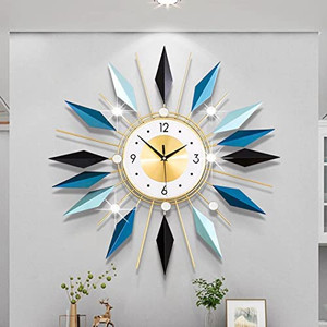 lot 62593 image: Wall Clock Metal Decorative Wall Clocks   (Stock photo is different from actual product)