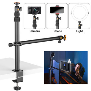 lot 62615 image: VIJIM LS02 Camera Desk Mount with Auxiliary Accessory Arm