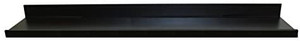lot 62617 image: InPlace Shelving 9084682 60 in W x 4.5 in D x 3.5 in H Floating Shelf with Picture Ledge, Black