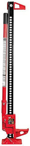 lot 62636 image: BIG RED TR6501B Torin 48 Ratcheting Off Road Utility Farm Jack, 3 Ton (6,000 lb) Capacity, Red