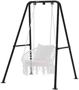 lot 62637 image: G TALECO GEAR Hammock Chair Stand, Heavy-Duty Steel Hammock Stand, Multi-Use Swing Stand