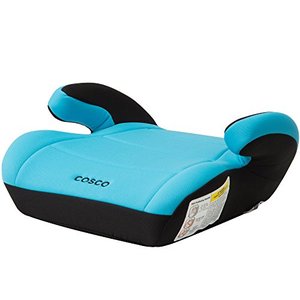 lot 63519 image: Cosco Topside Booster Car Seat - Easy to Move, Lightweight Design, Turquoise