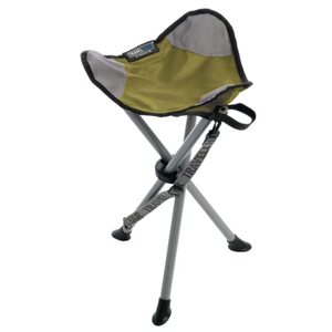 lot 63533 image: Travel Chair Slacker TM Chair, Portable Tripod Chair for Outdoor Adventures, Folding Travel Stool, Green (1389VG)