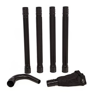 lot 63565 image: Greenworks GK0A00 Universal Gutter Kit, Black and Green