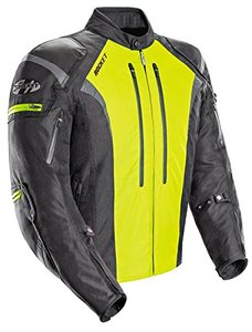 lot 64453 image: Joe Rocket 1651-5604 Atomic Mens 5.0 Textile Motorcycle Jacket (Hi-Viz, Large)