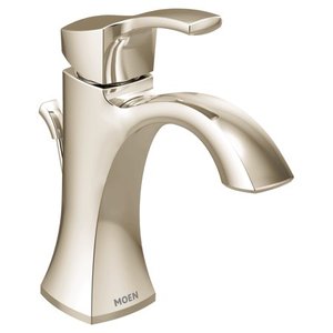 lot 64474 image: Moen 6903 Voss Single Handle Single Hole Bathroom Faucet (Valve Included)