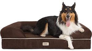 lot 64483 image: Friends Forever Orthopedic Dog Bed Lounge Sofa Removable Cover 100% Suede Mattress Memory-Foam With Bolster Rim Premium Prestige Edition