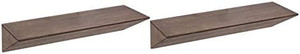 lot 65453 image: Amazon Basics Floating Cube Shelves - 24-Inch, Espresso, 2-Pack