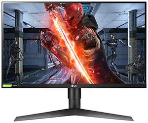 lot 65996 image: LG 27GL650F-B 27 Inch Full HD Ultragear G-Sync Compatible Gaming Monitor with 144Hz Refresh Rate and HDR 10, Black  (Missing power cord)   (SOLD AS IS)
