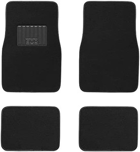 lot 66163 image: Swiss Drive Car MATS Plush 4 Pieces Premium Quality Car Floor Mats Heavy Duty wUnique Heel Pad Cars SUV Vans Trucks (Set of 4) (Black)