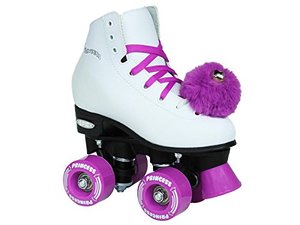 lot 66536 image: Epic Skates Purple Princess Girls Quad Roller Skates, White, Youth 1, WhitePurple (PrpPncs04)