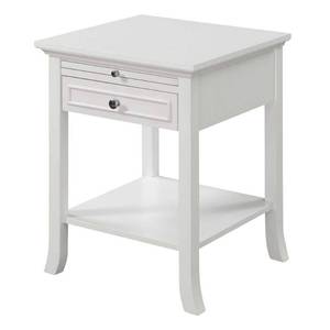 lot 66548 image: Convenience Concepts American Heritage Logan End Table with Drawer and Slide, Multiple Colors