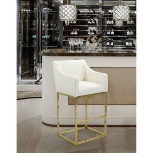 lot 66557 image: Cordele Barstool Cream - Chic Home Design