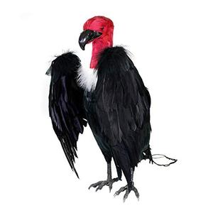 lot 66576 image: BirdBusters Dead Vulture Effigy 18 inch Tall, Deters Turkey & Black Vultures  Buzzards from Roofs, Trees and Cell Towers