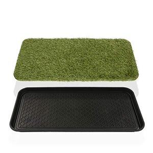 lot 67952 image: Ottomanson Pet Collection Pet Potty Training Pee Pad with Tray, 15 x 30, Green
