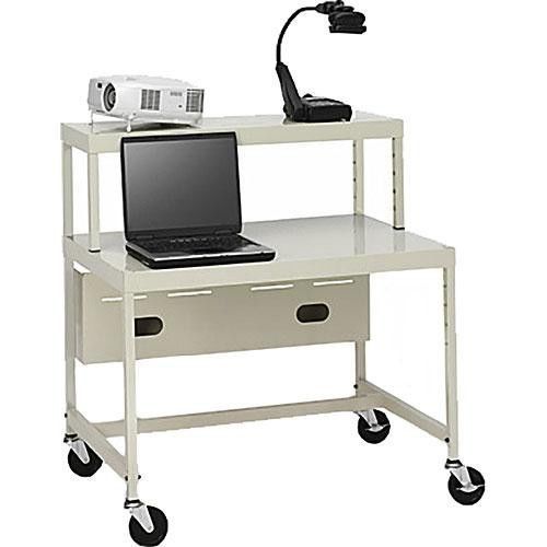 lot 8804 image: New in the box Bretford Mobile Computer Workstation with Shelf product # EC15-PB
