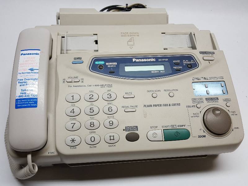 lot 8597 image: IN excellent operating condition is this Panasonic office Telephone, plain paper copying and FAX machine