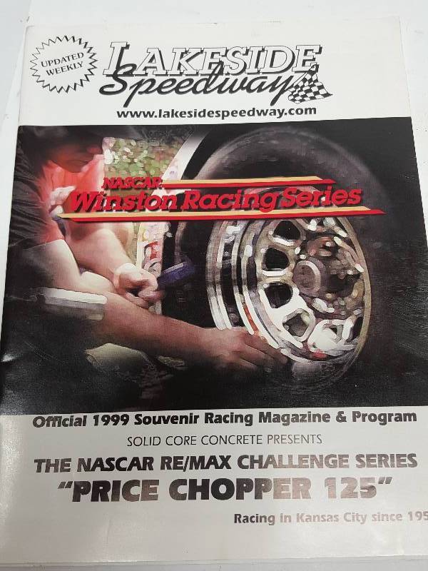 lot 8600 image: Great to look thru is this Lakeside Speedway blast from the past program from Kansas City Kansas