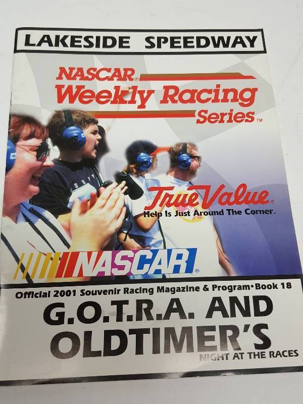 lot 8601 image: Great to look thru is this Lakeside Speedway blast from the past program from Kansas City Kansas