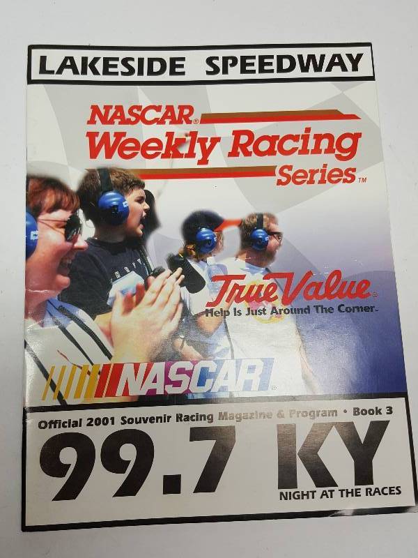 lot 8609 image: Great to look thru is this Lakeside Speedway blast from the past program from Kansas City Kansas